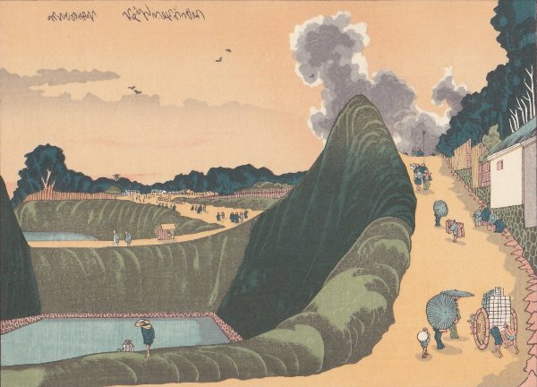 Estampe d'Hokusai