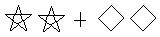 étoiles + carrés