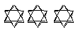 étolies à 6 branches
