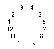 1 à 12