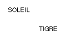 soleil, tigre
